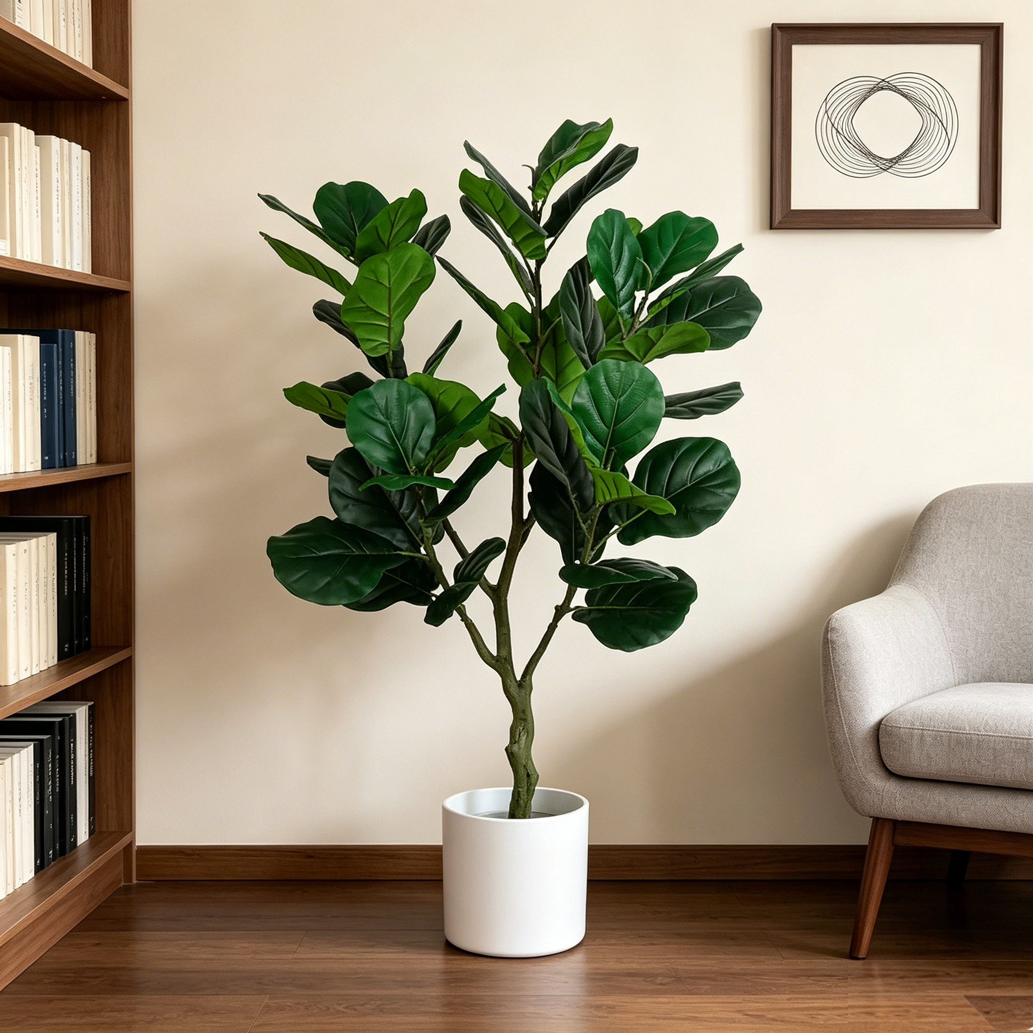 135cm Artificial Fiddle Leaf F – Ficus Lyrata Tree Bewertung und Preis
