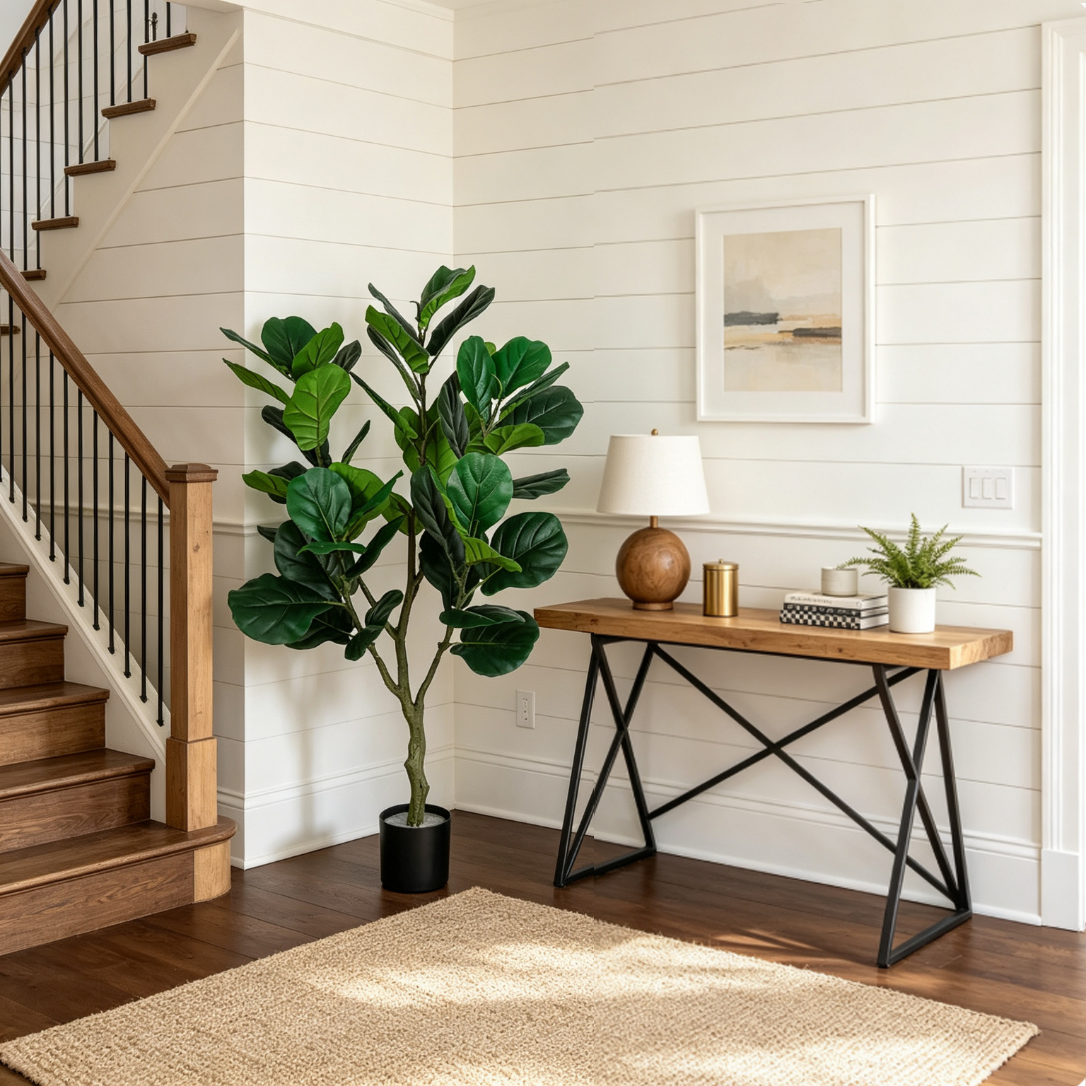 135cm Artificial Fiddle Leaf F – Ficus Lyrata Tree Bewertung und Preis