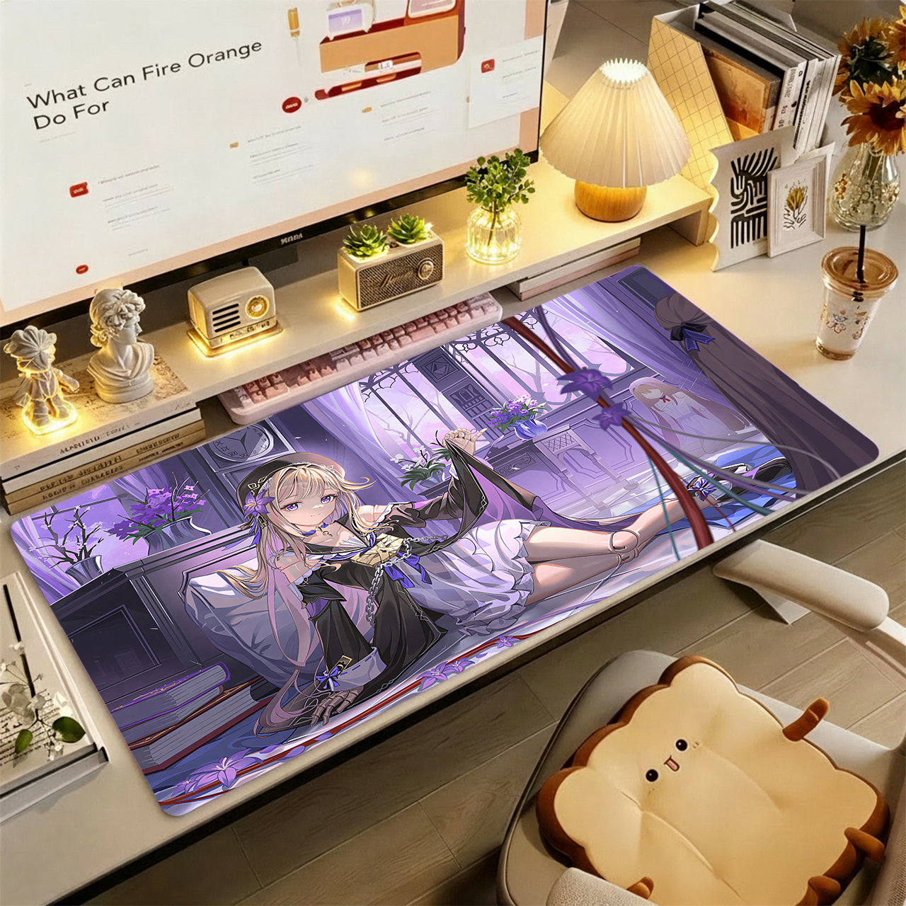 Gaming Mouse Pad,Large Extende – Tradescantia Purple Bewertung und Preis