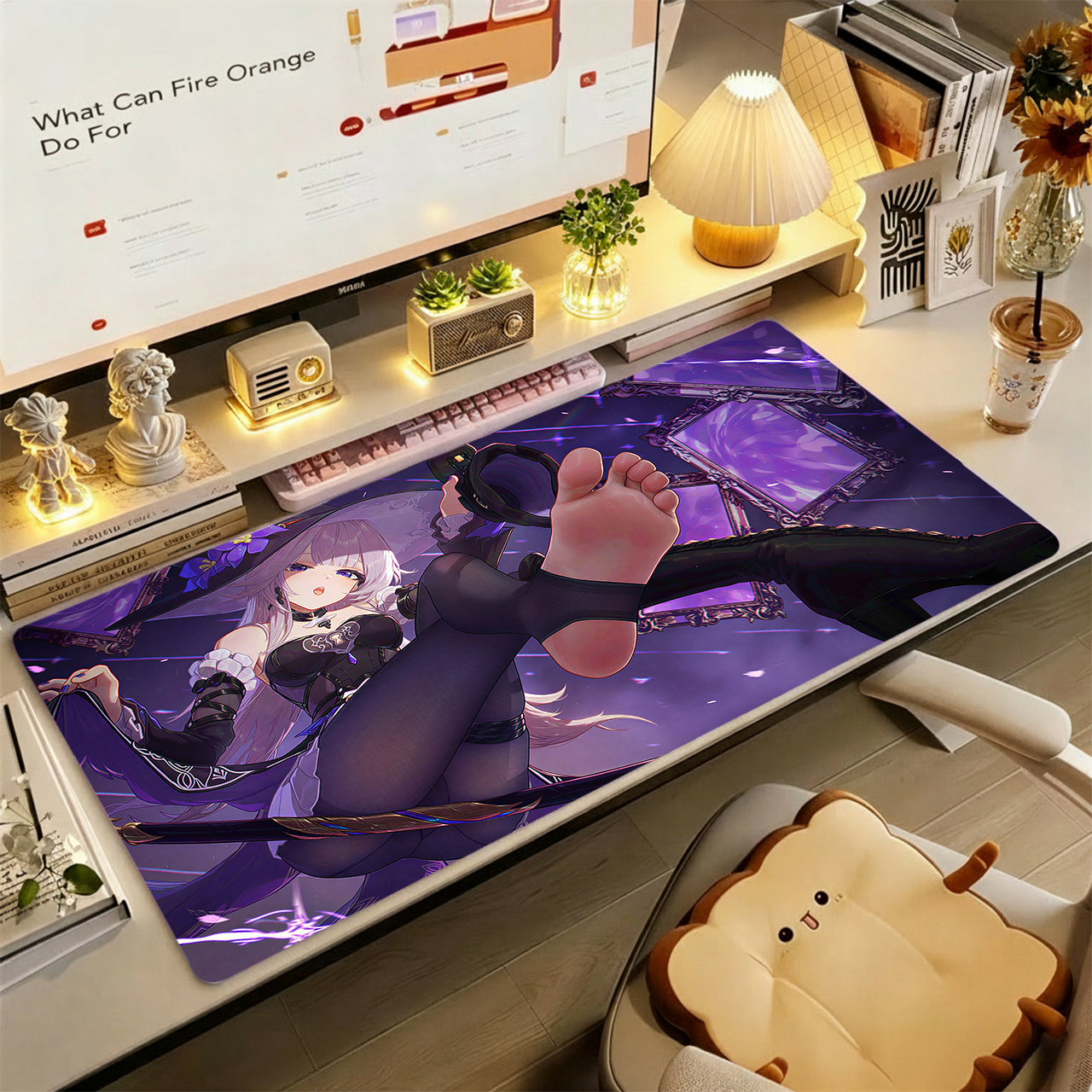 Gaming Mouse Pad,Large Extende – Tradescantia Purple Bewertung und Preis