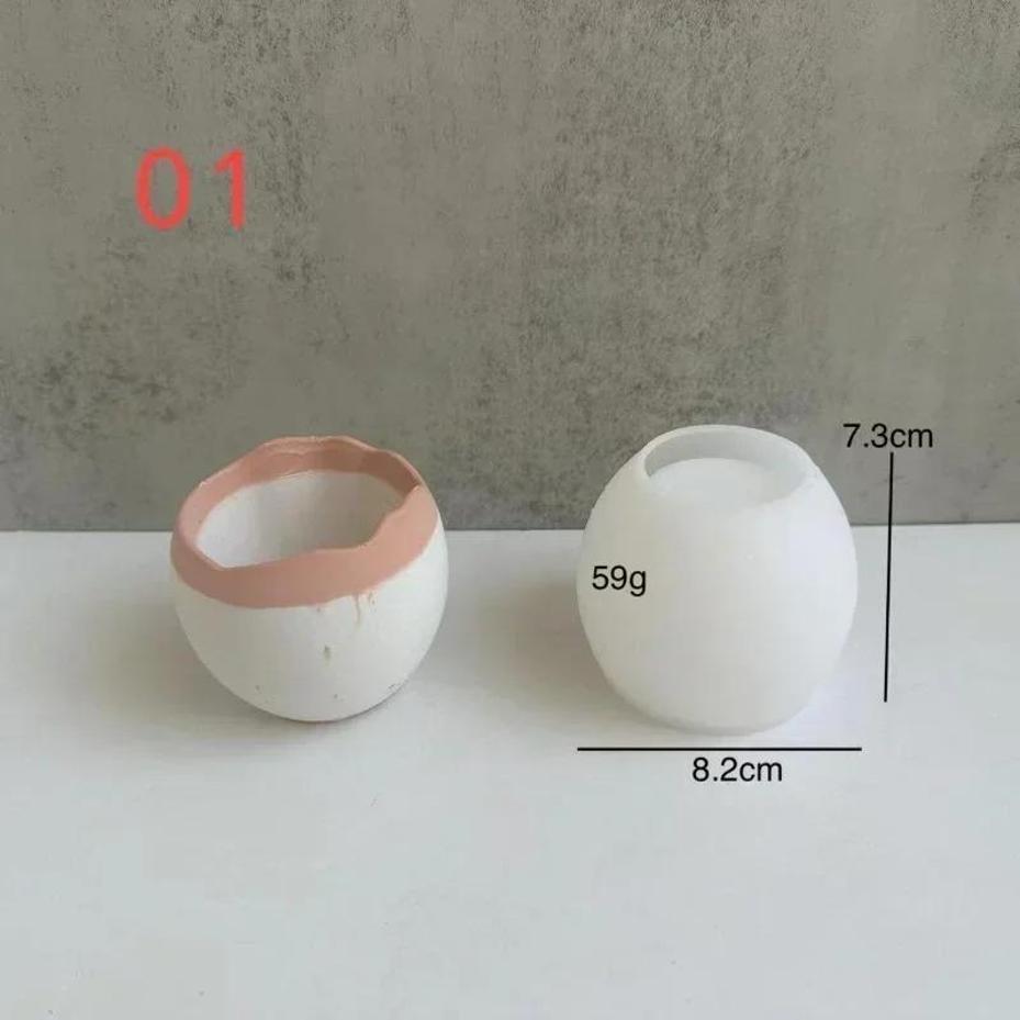 Plaster Handmade Mold Egg-shap – Echeveria Succulent Bewertung und Preis