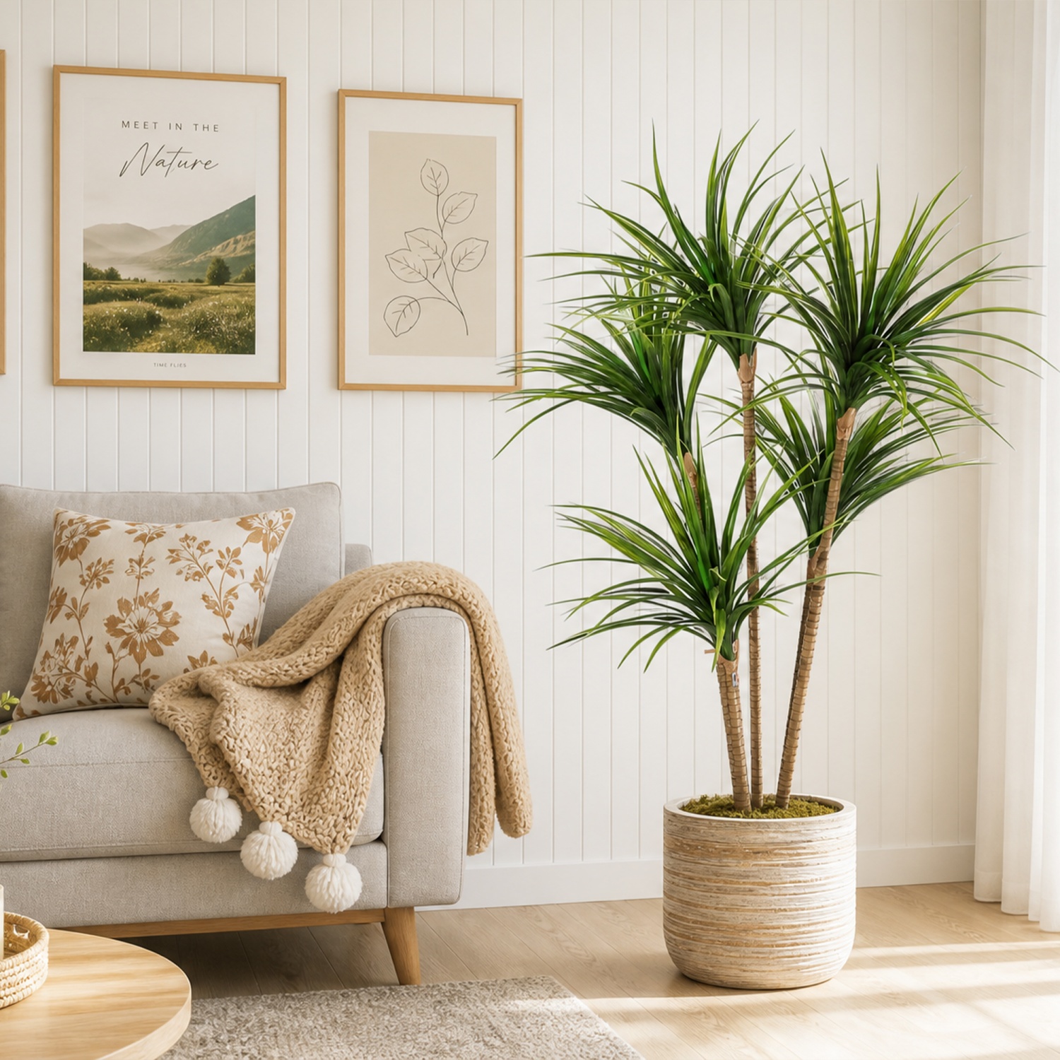 4.27FT/5 FT Artificial Dracaen – Dracaena Marginata Bewertung und Preis