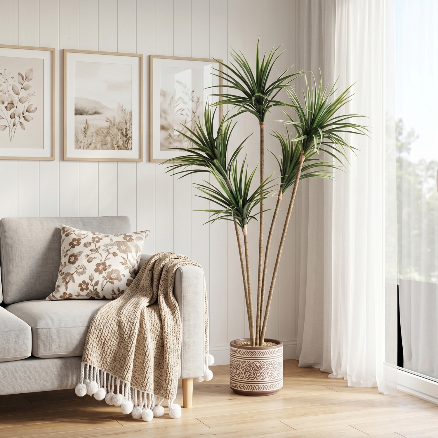 4.27FT/5 FT Artificial Dracaen – Dracaena Marginata Bewertung und Preis