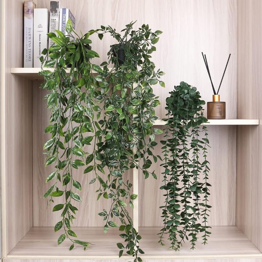 Artificial Hanging Plants with – Pilea Peperomioides Bewertung und Preis