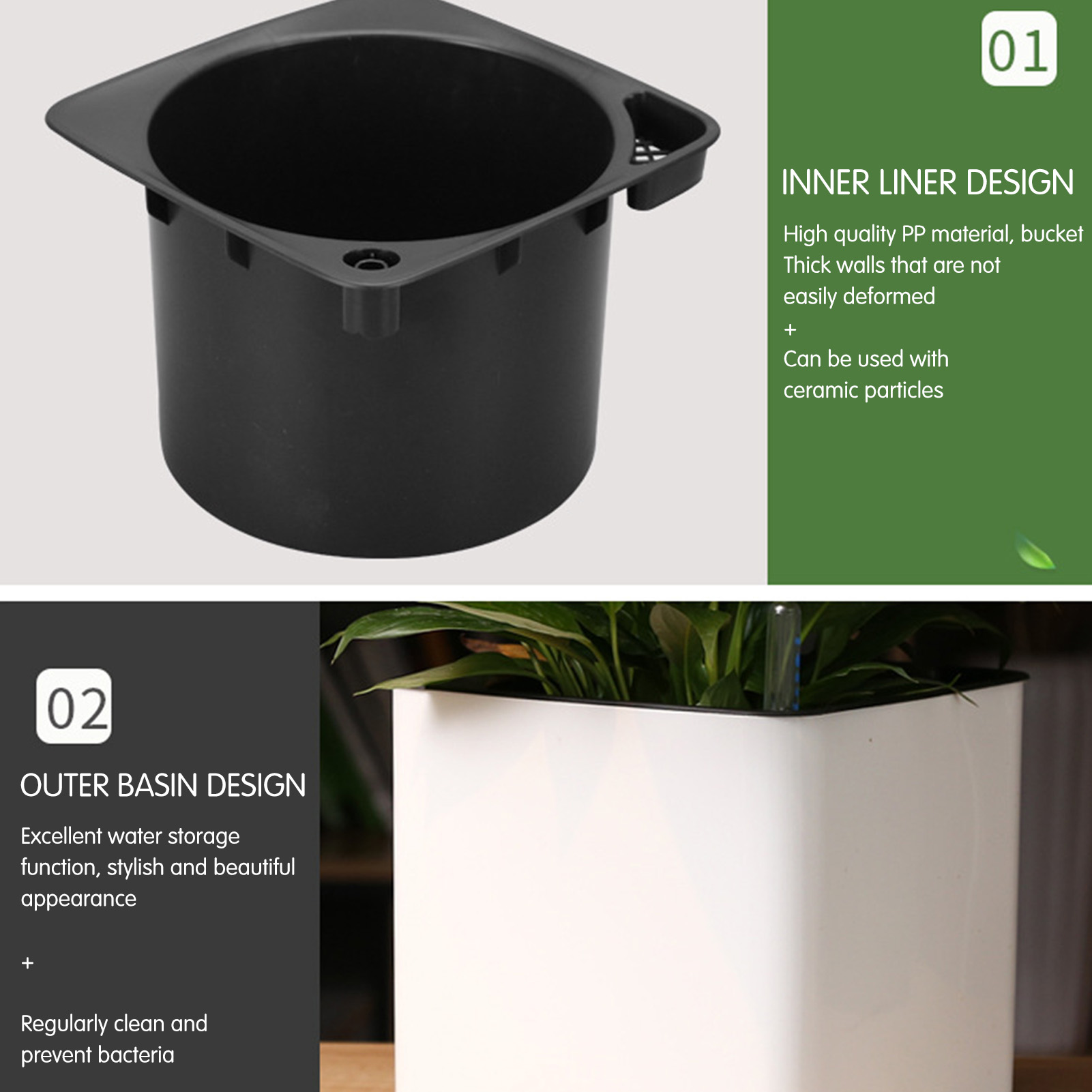 Self Watering Planter Self-wat – Aloe Vera Pot Bewertung und Preis