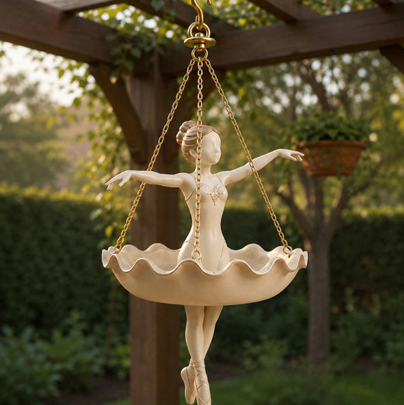Resin Ballet Dancer Hanging Pl – Spider Plant Hanging Bewertung und Preis