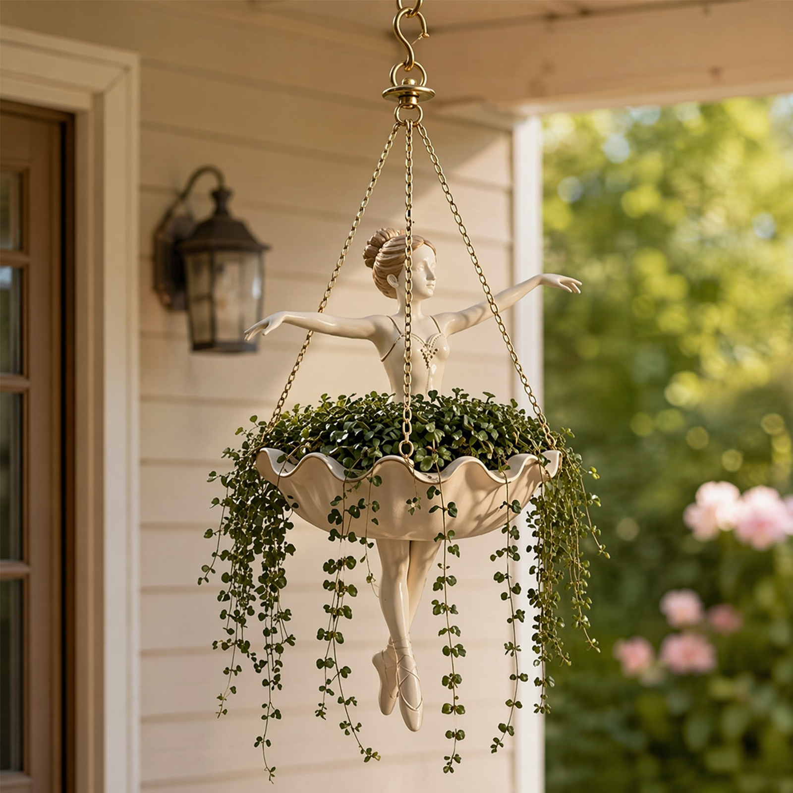 Resin Ballet Dancer Hanging Pl – Spider Plant Hanging Bewertung und Preis