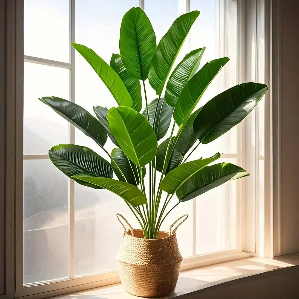 1pc 18 Leaves Artificial Plant – Ficus Lyrata Tree Bewertung und Preis