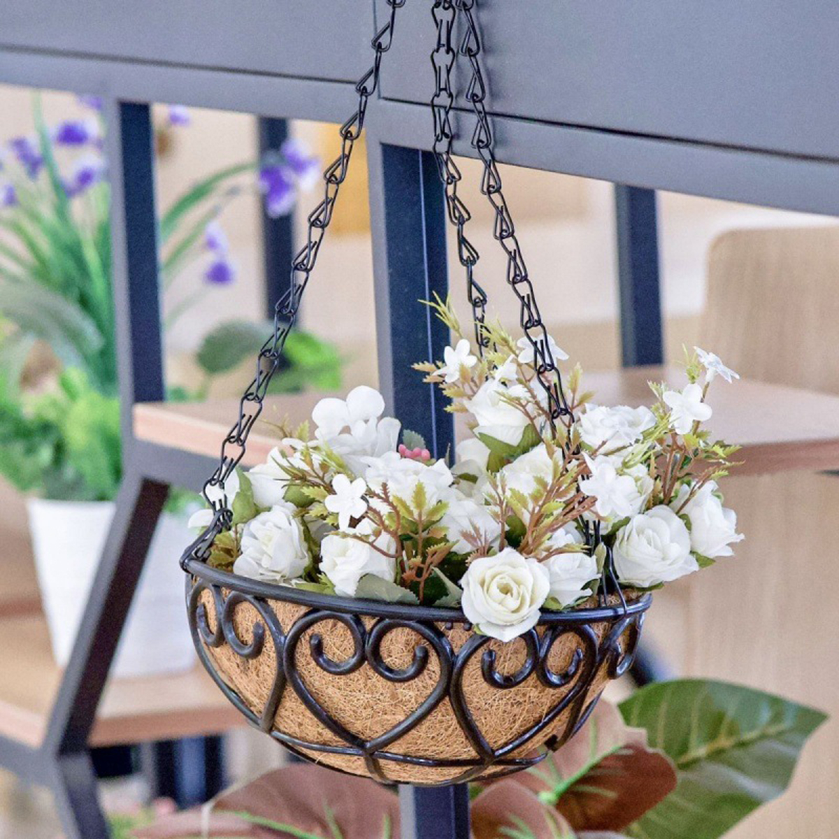 Coconut Liner Iron Chain Hangi – Spider Plant Hanging Bewertung und Preis