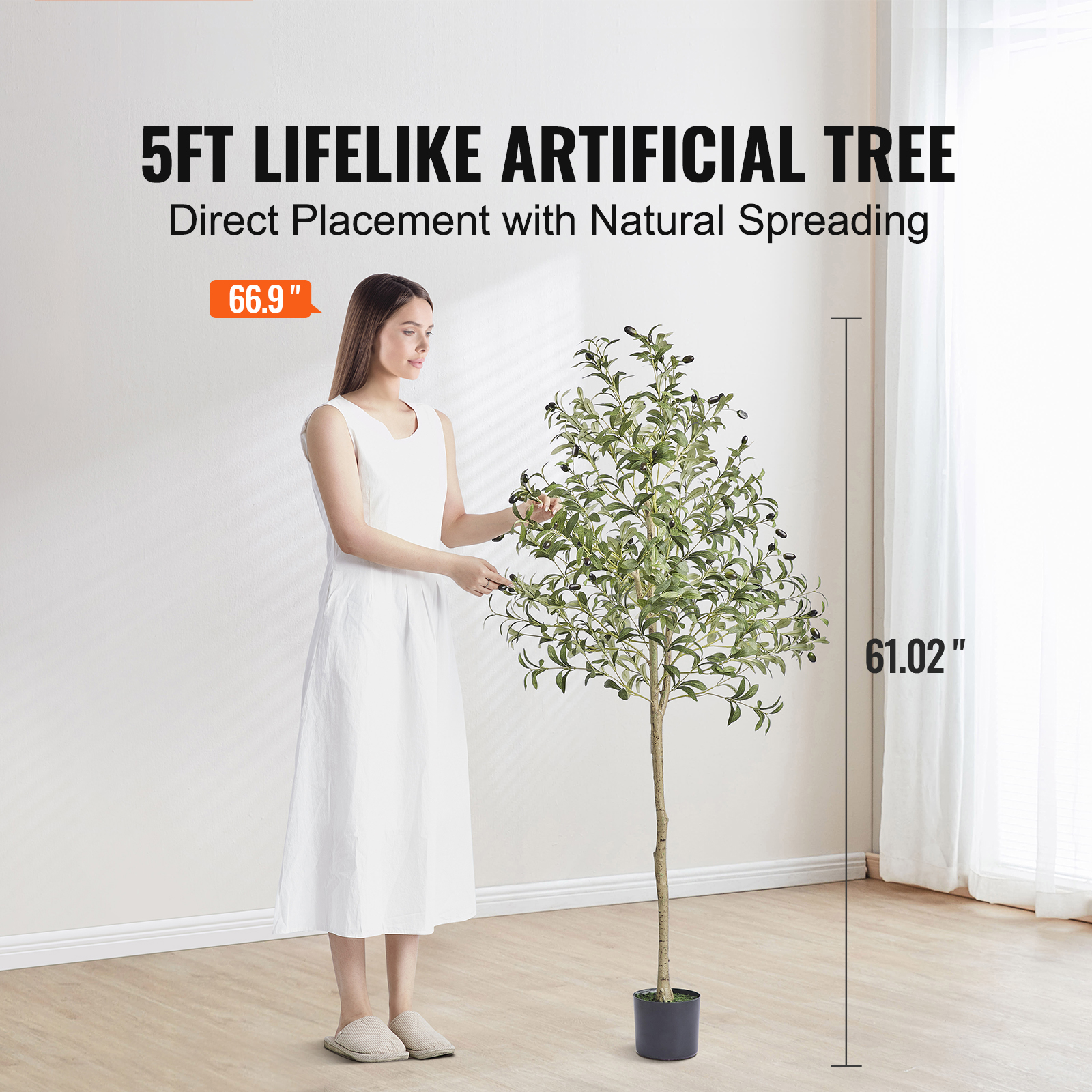 SucceBuy Artificial Olive Tree – Ficus Lyrata Tree Bewertung und Preis