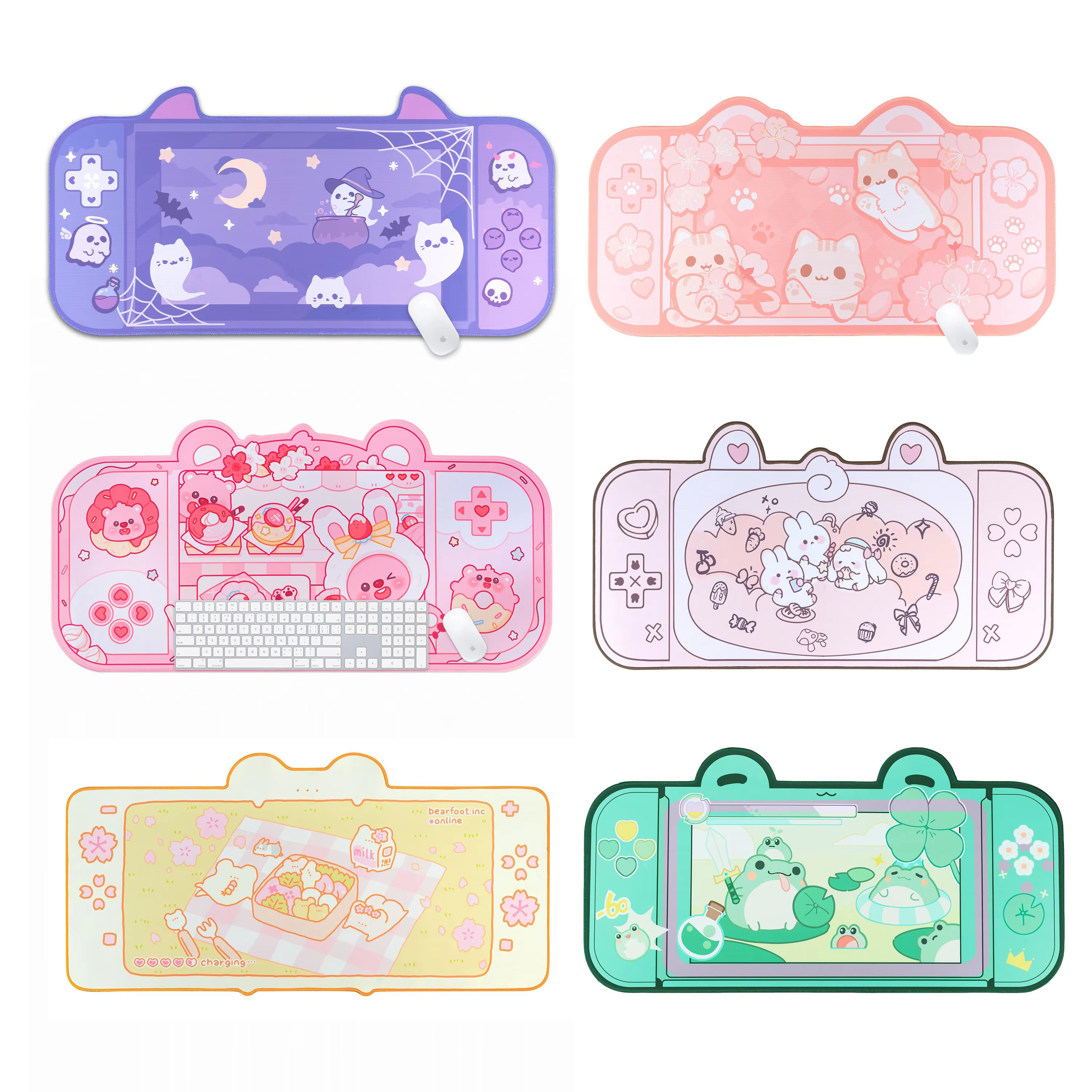 Kawaii Animals Desktop Keyboar – Tradescantia Purple Bewertung und Preis