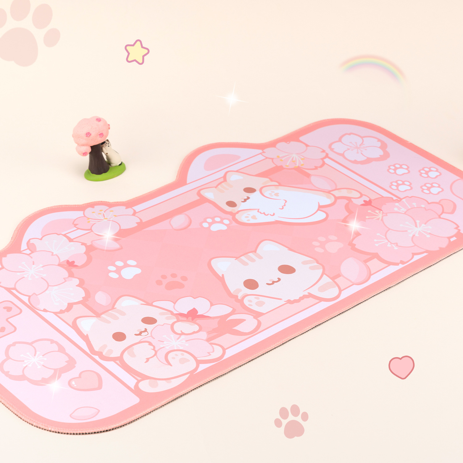 Kawaii Animals Desktop Keyboar – Tradescantia Purple Bewertung und Preis