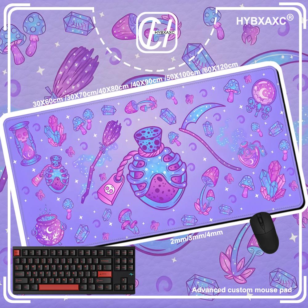 Cute Kawaii Goth Mouse Pad XL  – Tradescantia Purple Bewertung und Preis