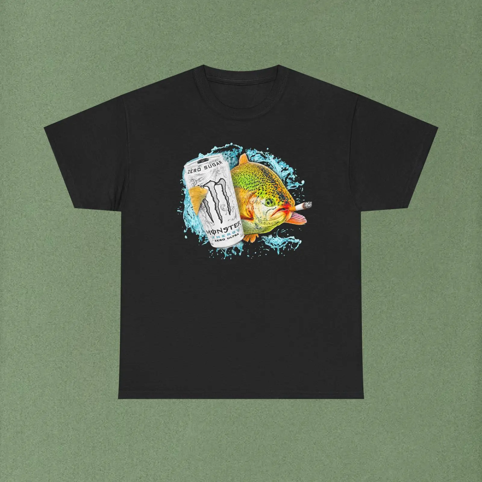 White Monster Fish T Shirt vin – Monstera Adansonii Bewertung und Preis