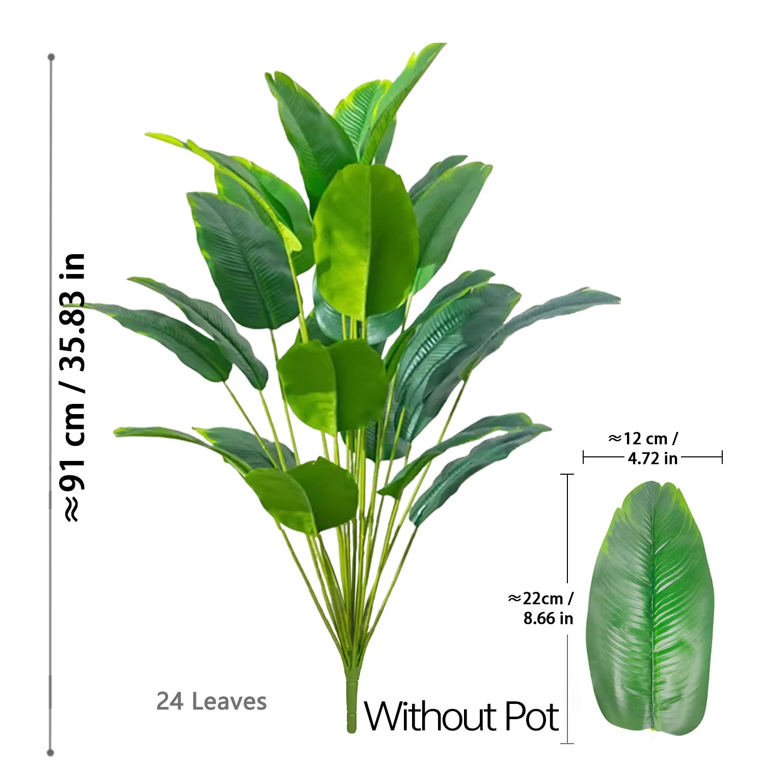 67-112cm Artificial Plants Lar – Ficus Lyrata Tree Bewertung und Preis