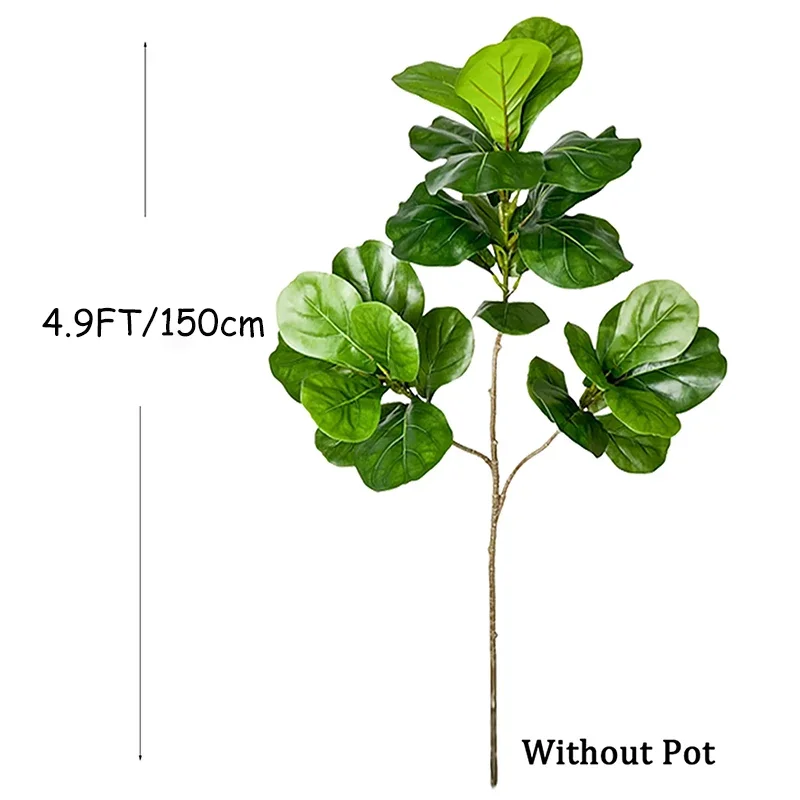 2-4.9FT Large Artificial Ficus – Ficus Lyrata Tree Bewertung und Preis
