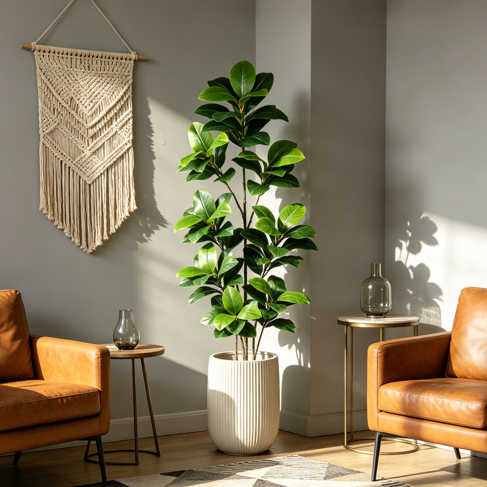74-140cm Large Artificial Bany – Ficus Lyrata Tree Bewertung und Preis