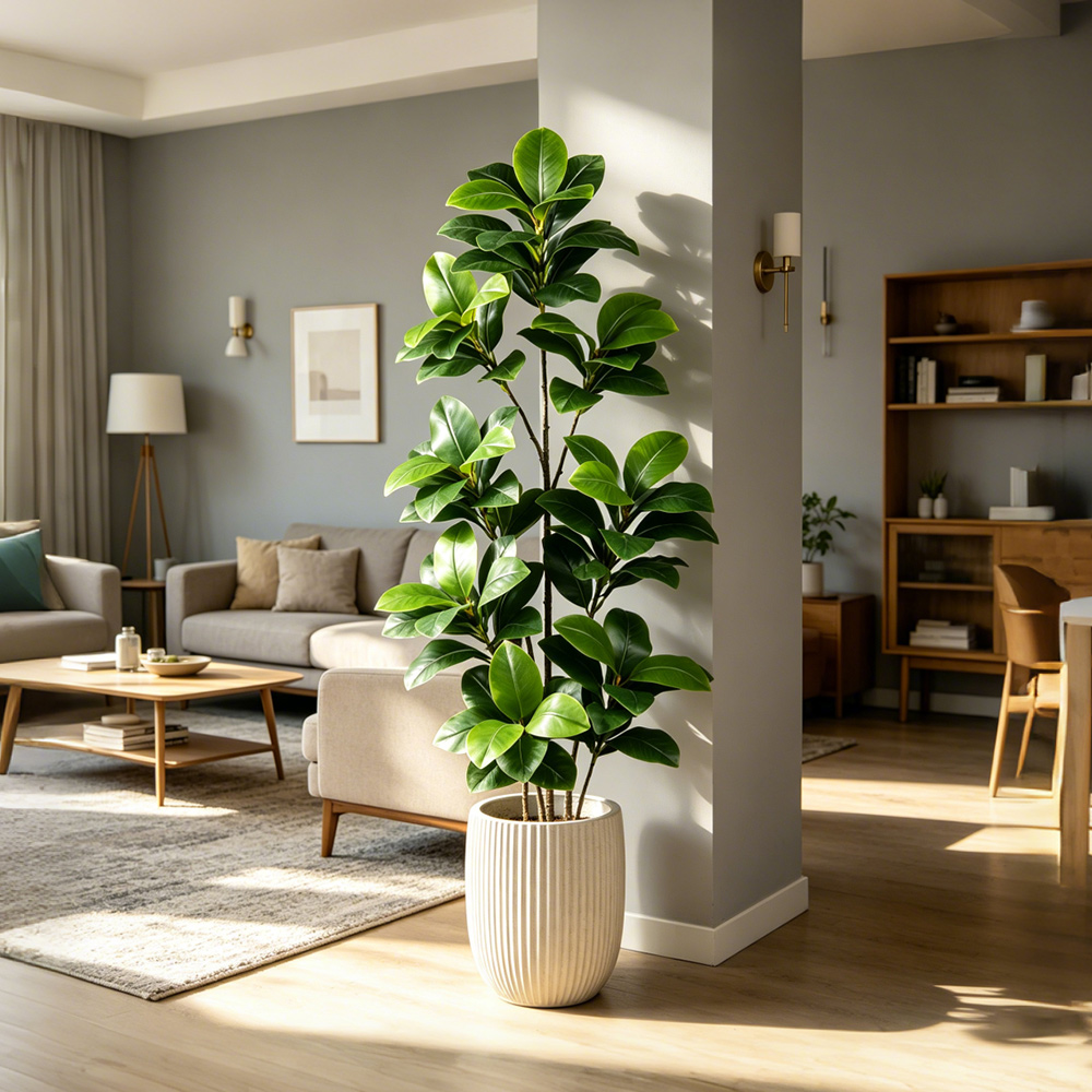 74-140cm Large Artificial Bany – Ficus Lyrata Tree Bewertung und Preis