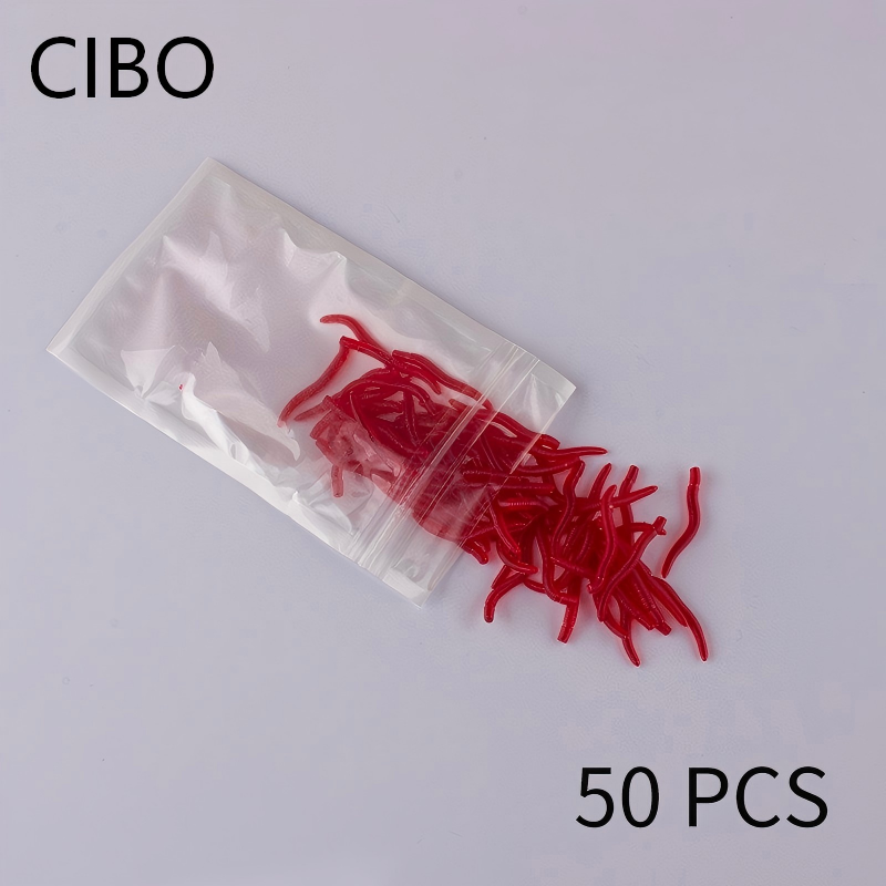CIBO 50pcs-Artificial Red Worm – Aglaonema Red Bewertung und Preis