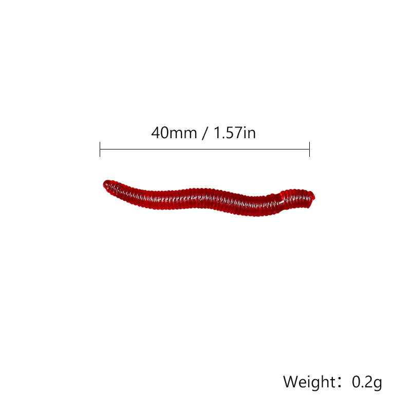 CIBO 50pcs-Artificial Red Worm – Aglaonema Red Bewertung und Preis
