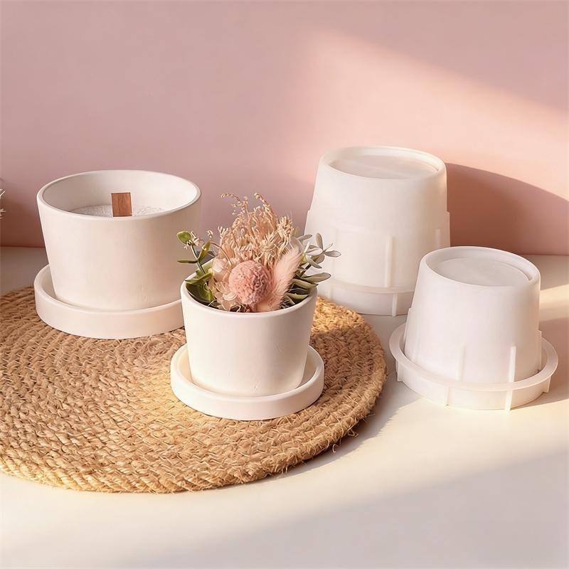Round Plaster Vase Flowerpot C – Echeveria Succulent Bewertung und Preis