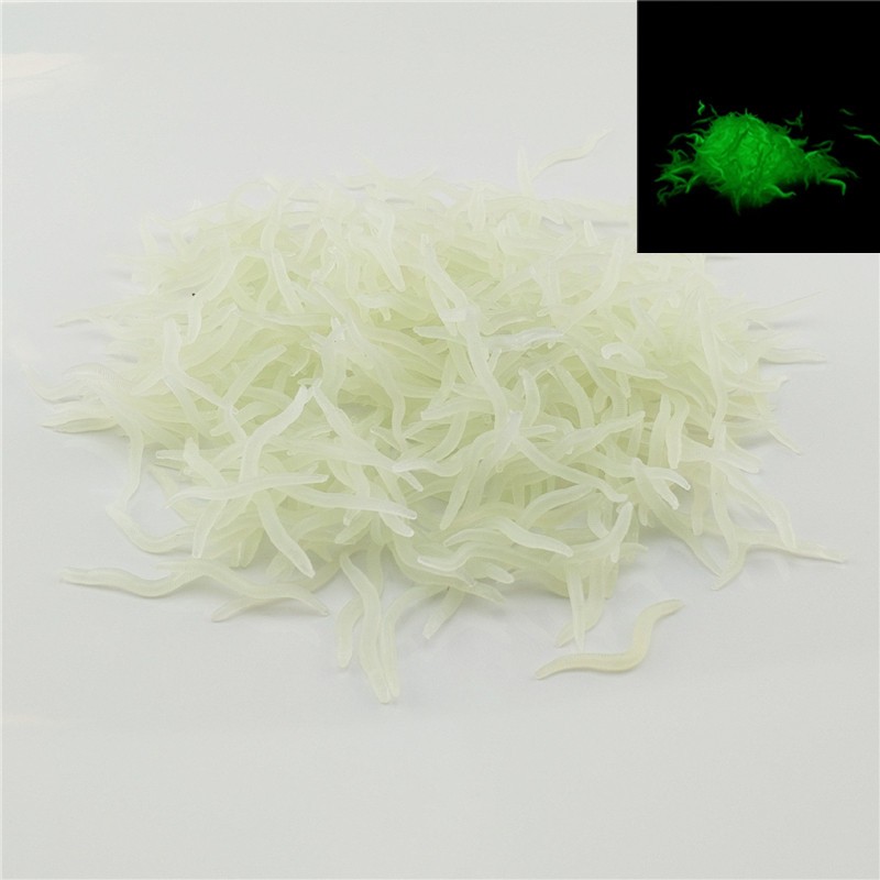 60pcs 4cm Fishing Silicone Lum – Aglaonema Red Bewertung und Preis