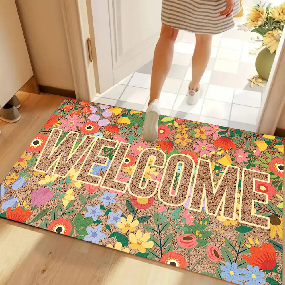 Welcome Retro Floral Doormat O – Maranta Prayer Plant Bewertung und Preis