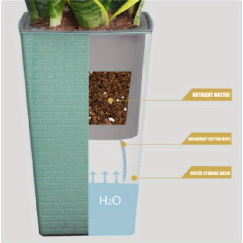 Plastic Brick Pattern Flowerpo – Pilea Peperomioides Bewertung und Preis