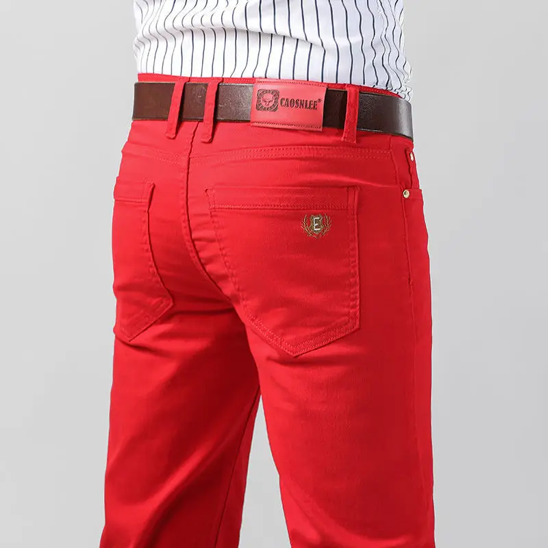 5 Colors Men's Colorful Denim  – Aglaonema Red Bewertung und Preis